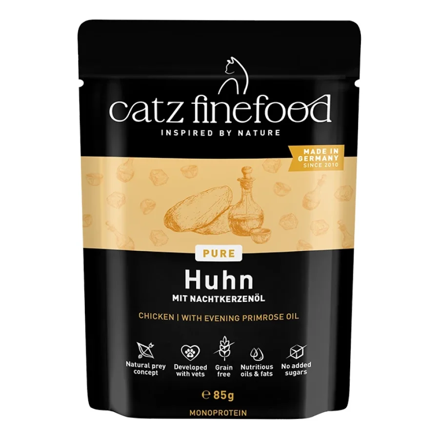 Catz finefood nourriture humide chat Pure Adulte Poulet 32x85 g