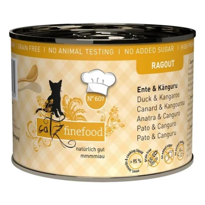 Catz finefood Ragoût 6x190 g Canard et kangourou