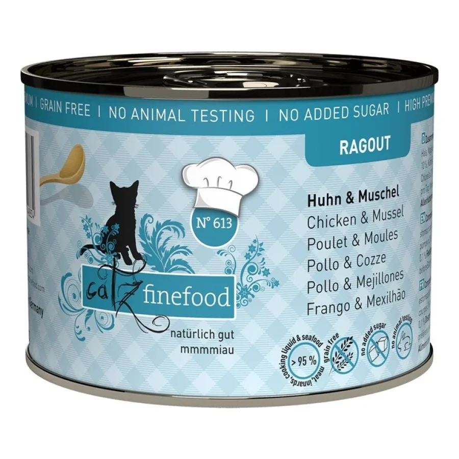 Catz finefood Ragoût 6x190 g Poulet et moule