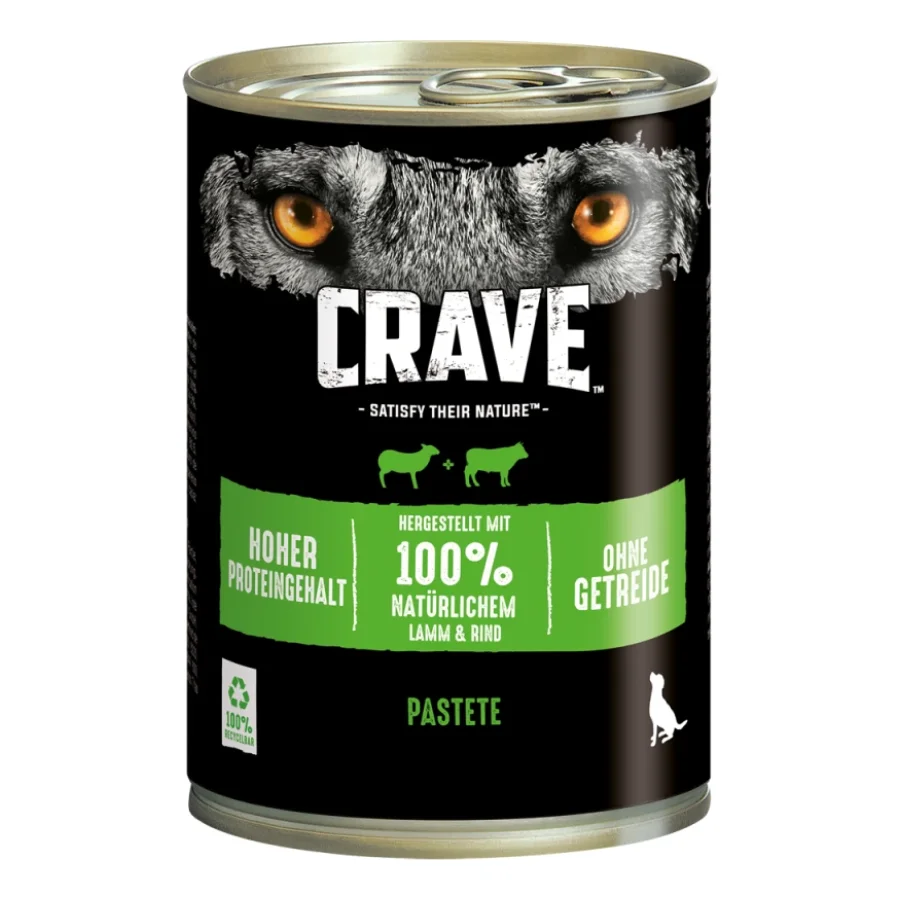 CRAVE Conserve Adult Agneau et bœuf 6x400 g
