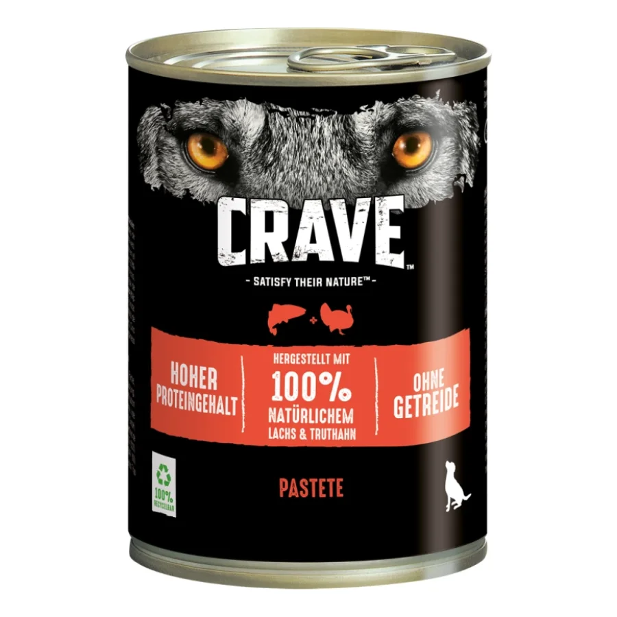 CRAVE Conserve Adult saumon et dinde 6x400 g