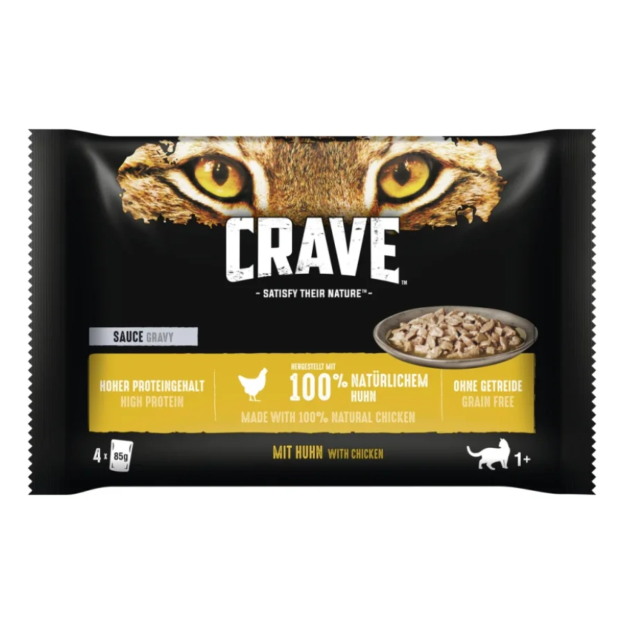 CRAVE Multipack sauce 13 x 4 x 85 g Poulet