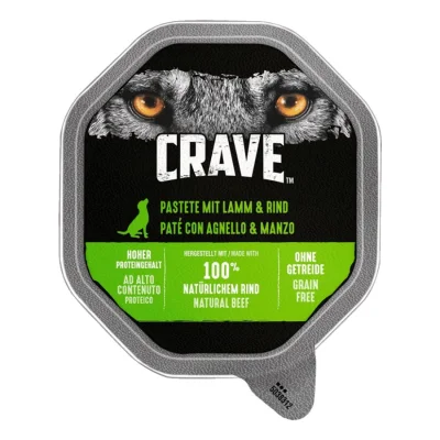 CRAVE Pâté 2 x 7 x 150 g Bœuf et agneau