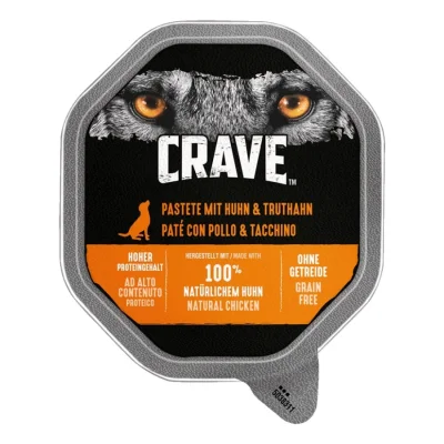 CRAVE Pâté 2 x 7 x 150 g Poulet et dinde