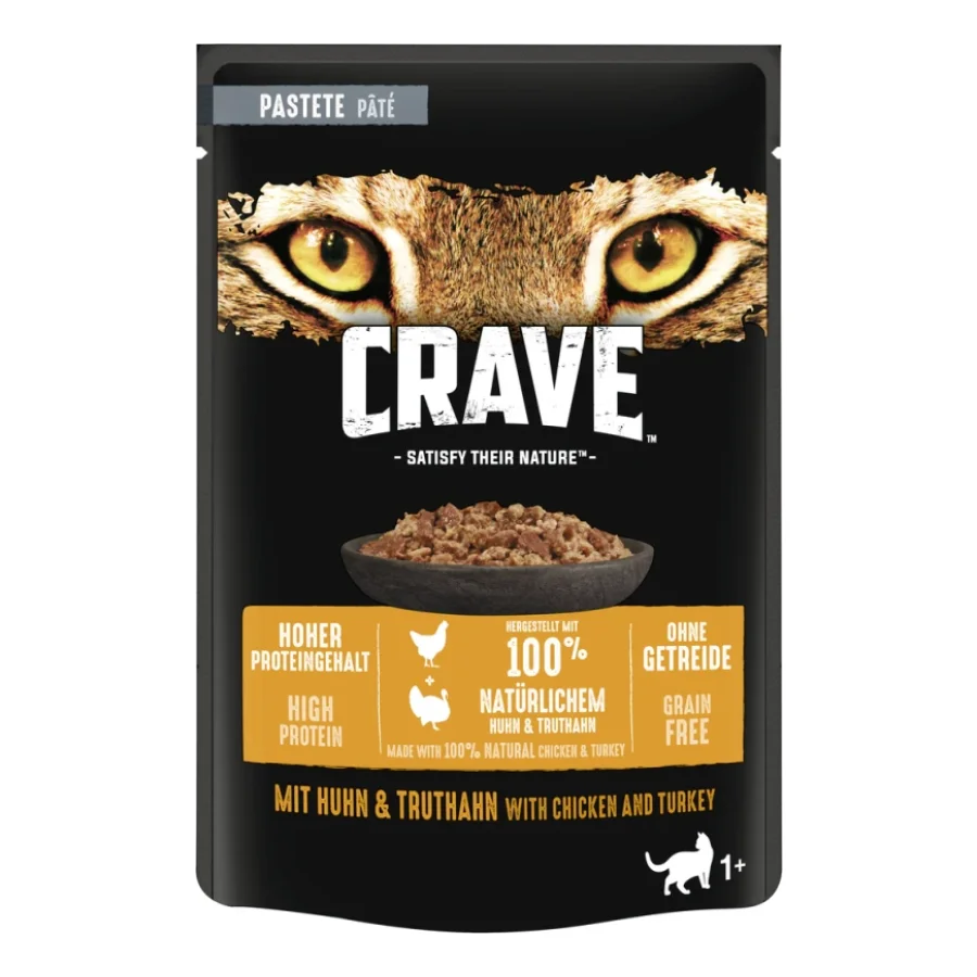 CRAVE Pâté 24 x 85 g Poulet et dinde