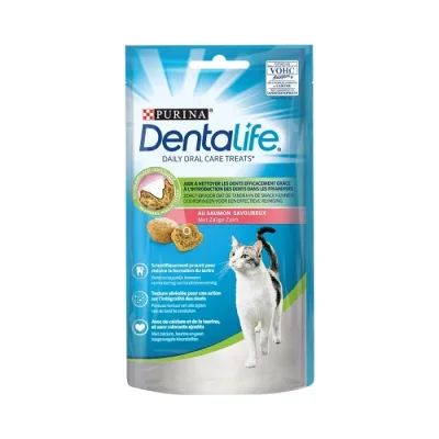 DentaLife Oral Care Friandise Chat Adulte Saumon 8x40g