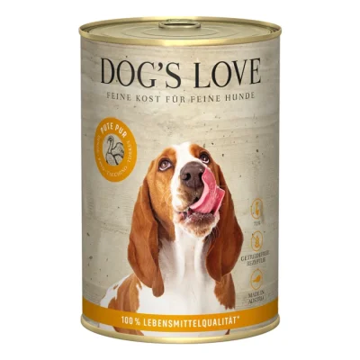 DOG'S LOVE Adult Viande Pure B.A.R.F. 6x400g Dinde 6x400 g