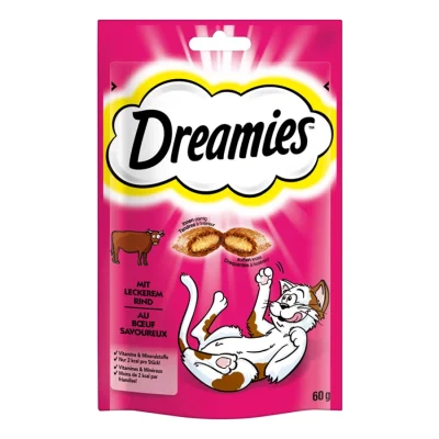 Dreamies Friandises pour chat 6x60g Bœuf