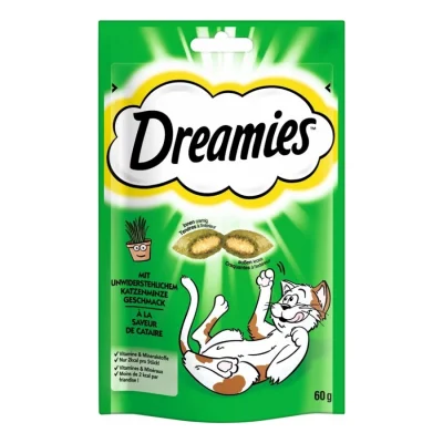Dreamies Friandises pour chat 6x60g Herbe aux chats