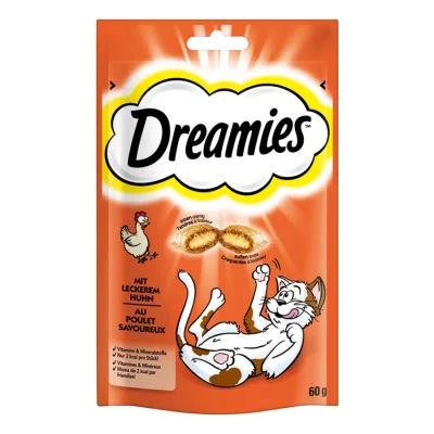Dreamies Friandises pour chat 6x60g Poulet
