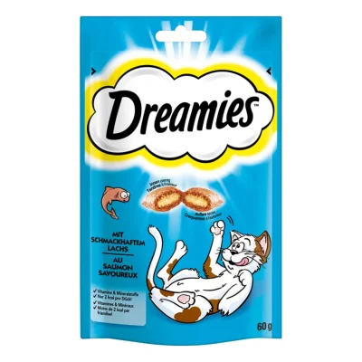Dreamies Friandises pour chat 6x60g Saumon