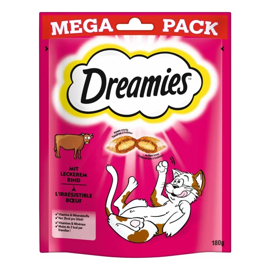 Dreamies Mega Pack 180 g Bœuf