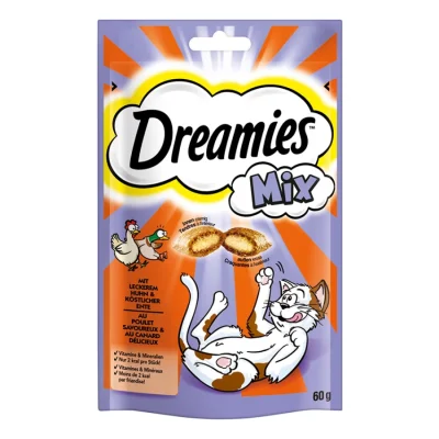 Dreamies Mix 6 x 60 g Poulet et canard