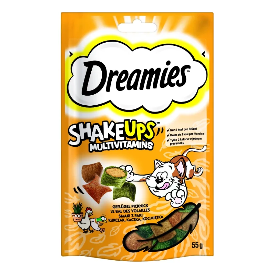 Dreamies ShakeUps 6 x 55 g Pique-nique de volaille