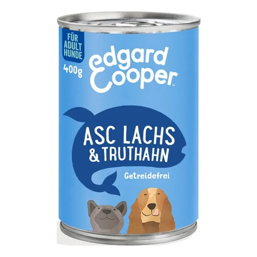 Edgard & Cooper Adult 6x400 g Délicieux saumon et dinde