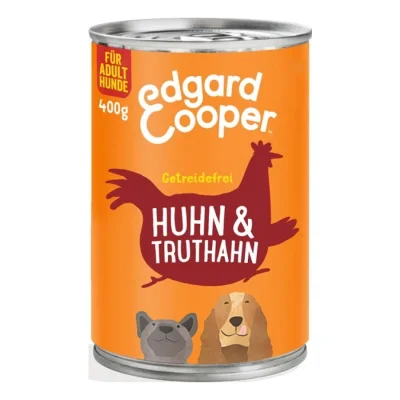 Edgard & Cooper Adult 6x400 g Poulet et dinde