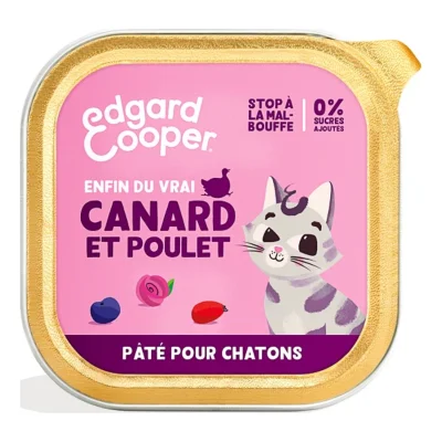 Edgard & Cooper Barquette Chat Junior Canard 32x85 g