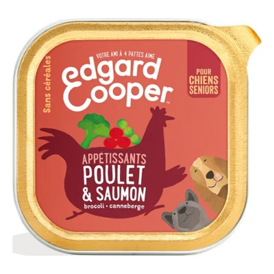 Edgard & Cooper Barquette Chien Senior 22x150 g