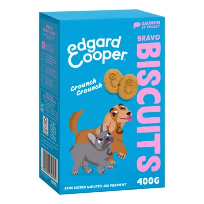 Edgard & Cooper Biscuits Adulte 400 g Saumon et poulet