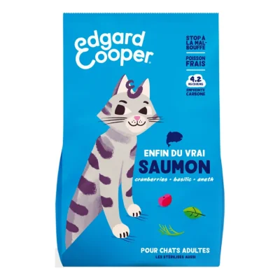 Edgard & Cooper Croquettes Chat Adulte Saumon 4 kg