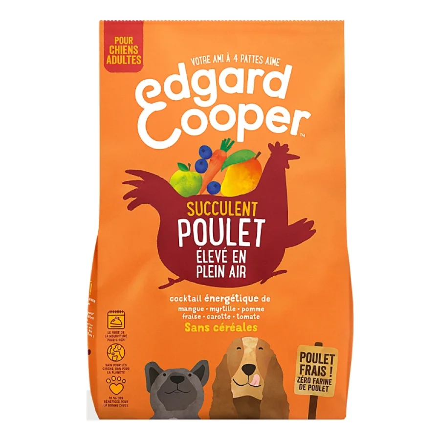 Edgard & Cooper Croquettes Chien Adulte Poulet 12 kg