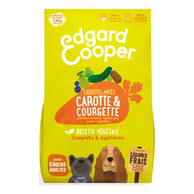 Edgard & Cooper Croquettes Végétales Chien Adulte Carotte & courgette 7 kg