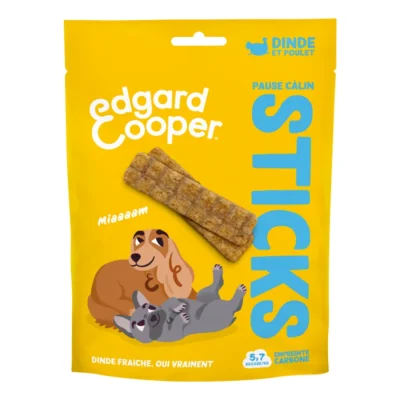 Edgard & Cooper Sticks à la Dinde&Poulet Adulte 75g