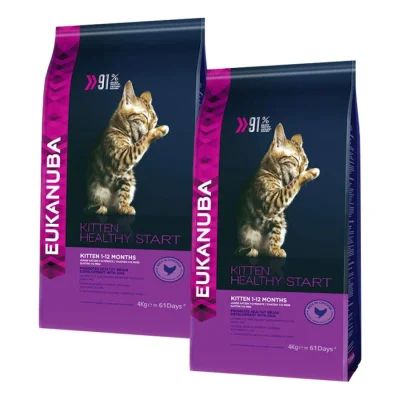 EUKANUBA Healthy Start Chatons 2x4 kg