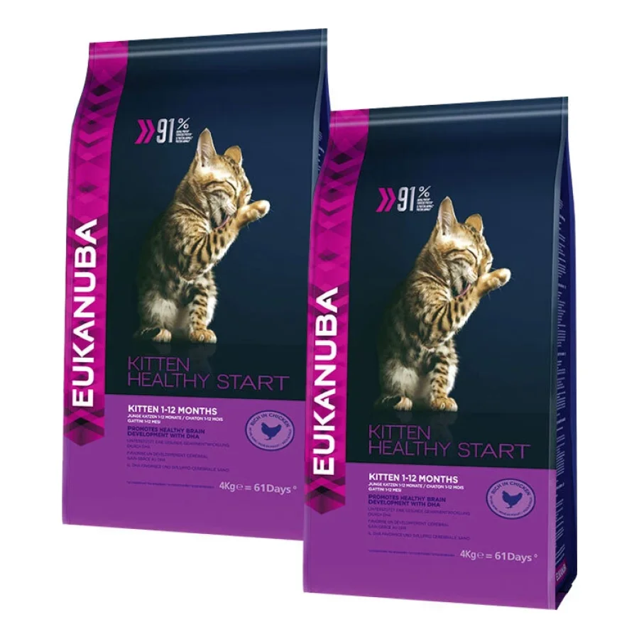 EUKANUBA Healthy Start Chatons 2x4 kg