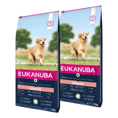 EUKANUBA Senior Large & Giant Breed Agneau et riz 2x12 kg
