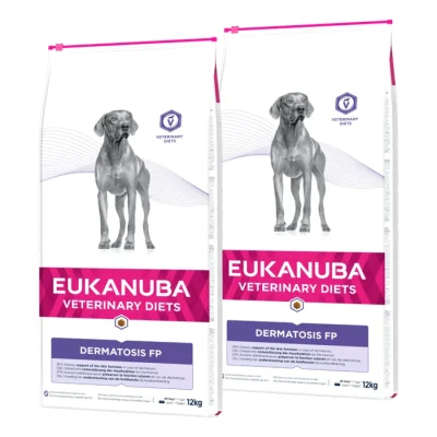 EUKANUBA Veterinary Diet Croquettes Chien Dermatosis Adulte 2x12 kg