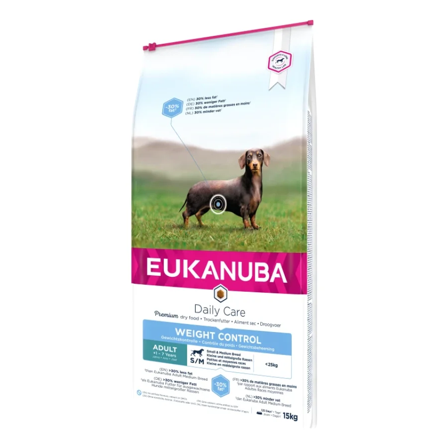 EUKANUBA Weight Control Medium Breed 15 kg