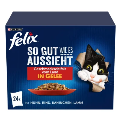 Felix Aussi bon que beau 24 x 85 g Variété de saveurs du pays
