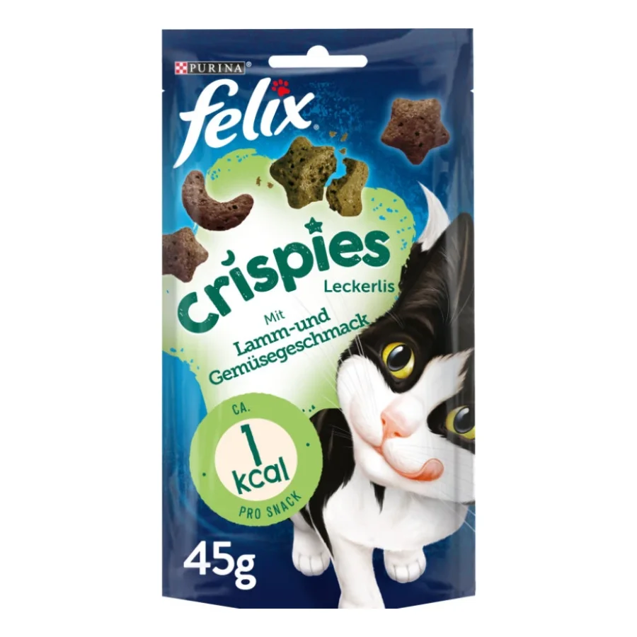 Felix Crispies 8 x 45 g Agneau et légumes