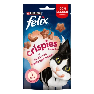 Felix Crispies 8 x 45 g Saumon et truite
