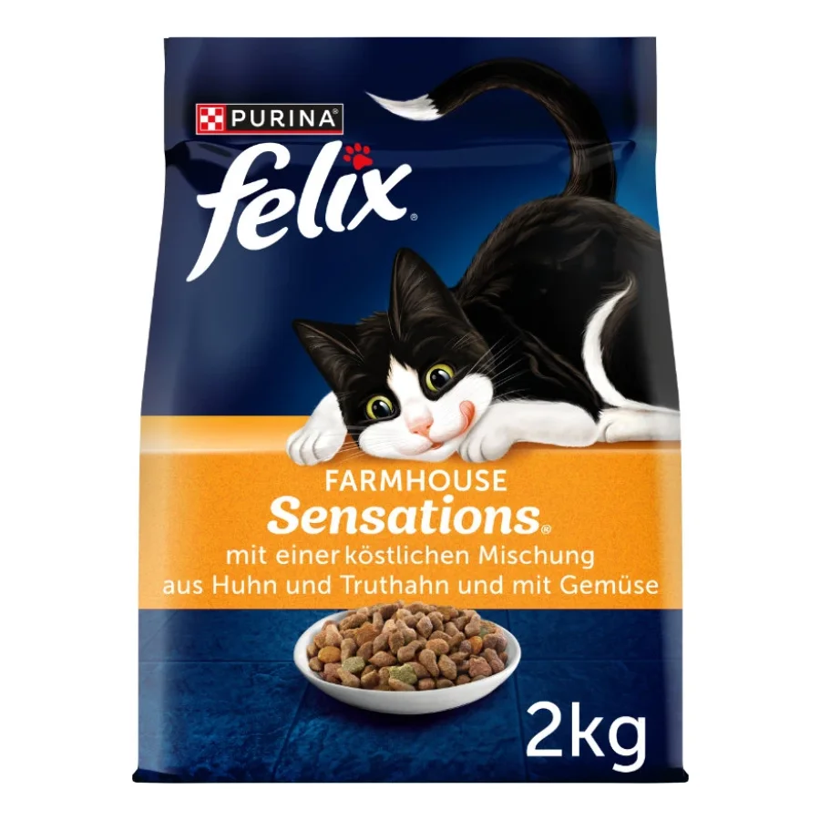 Felix Farmhouse Sensations Poulet & dindon 2 kg