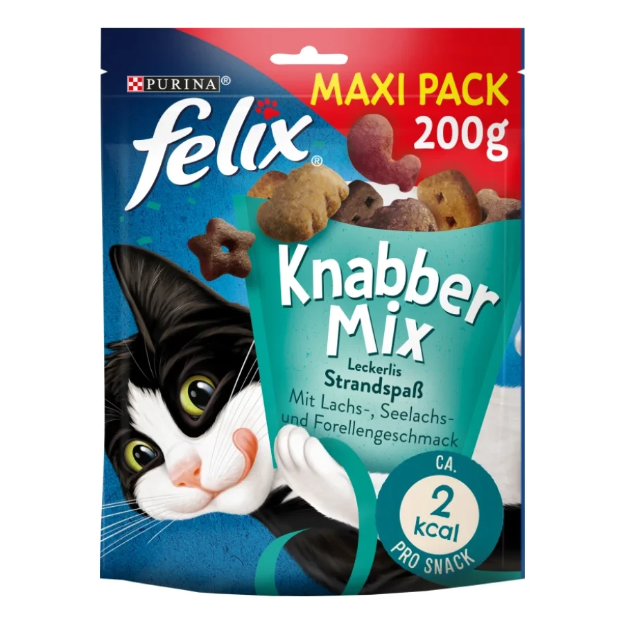 Felix Felix Party Mix Friandises 5 x 200 g Plaisir de la mer