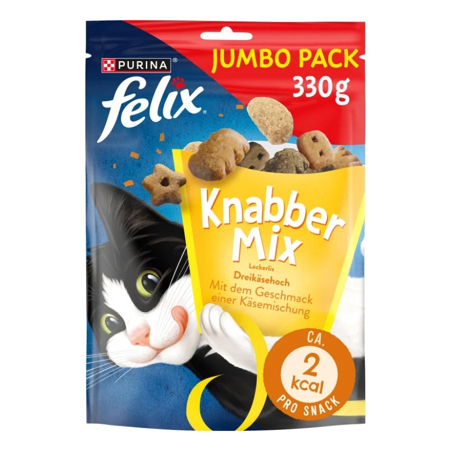 Felix Knabbermix Jumbo Pack 330 g Au trois fromages