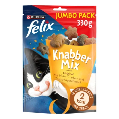 Felix Knabbermix Jumbo Pack 330 g Original
