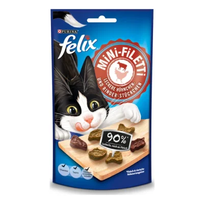 Felix Mini-Filetti 7 x 40 g Poulet et bœuf