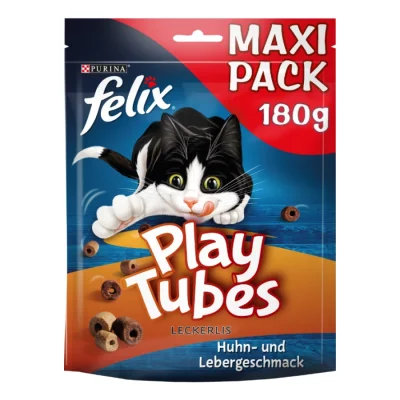 Felix Play Tubes 5 x 180 g Goût de poulet et de foie