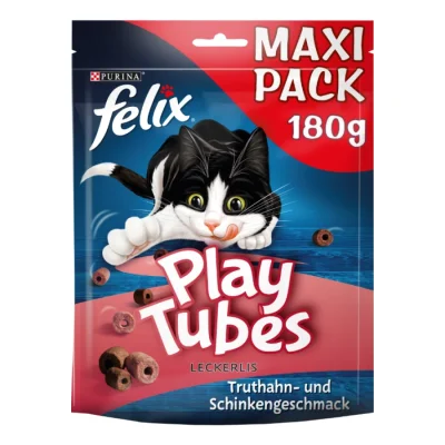 Felix Play Tubes 5 x 180 g Goût dinde et jambon