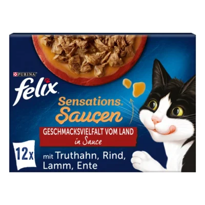 Felix Sensations 12 x 85 g Variété de saveurs du pays