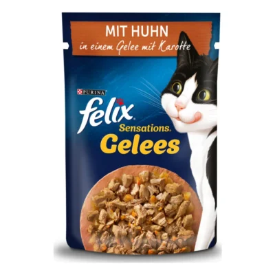 Felix Sensations Gelées Poulet et carottes 26x85 g