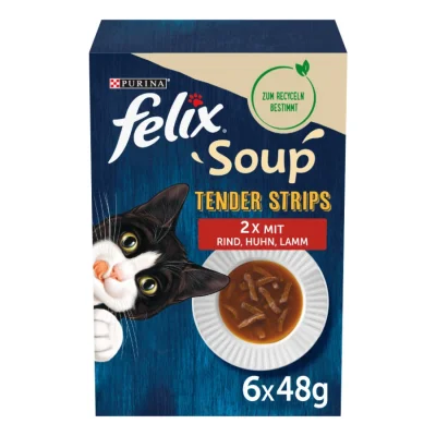 Felix Soup Tender Strips Soupe 4x6x48g