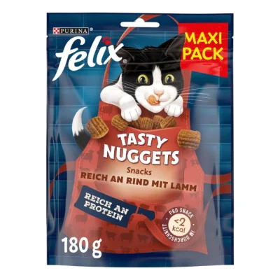 Felix Tasty Nuggets 6 x 180 g Bœuf et agneau