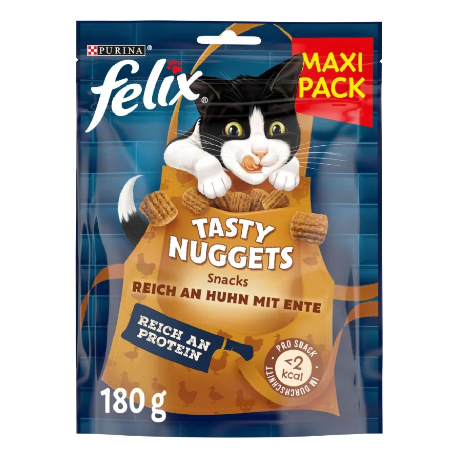 Felix Tasty Nuggets 6 x 180 g poulet au canard