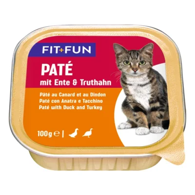 FIT+FUN Adult Paté Canard et dinde 16x100 g