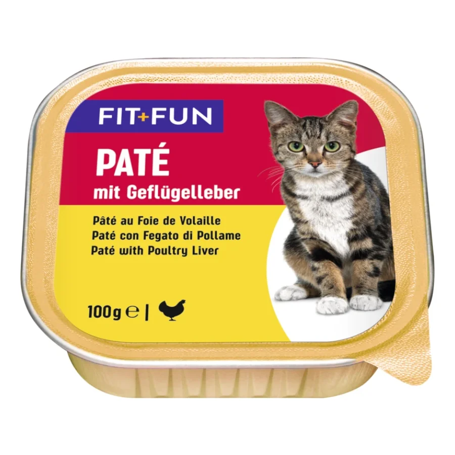 FIT+FUN Adult Paté Geflügelleber 64x100 g