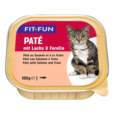 FIT+FUN Adult Paté Saumon et truite 32x100 g